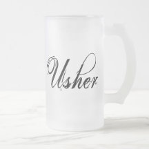Naughy Grunge Script - Usher Black Coffee Mugs