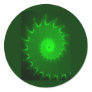nautalis fractal round sticker