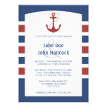 Nautical Anchor Custom Invitations