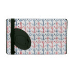 Nautical anchors retro vintage rustic chic pattern iPad covers