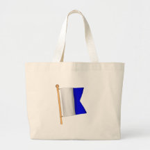Nautical Flag 'A' Canvas Bag