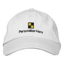 Nautical Flag "L" Personalised Boater's Hat