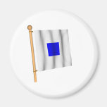 Nautical Flag 'S' Fridge Magnet