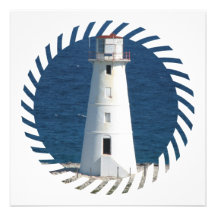 Nautical Lighthouse Invitation