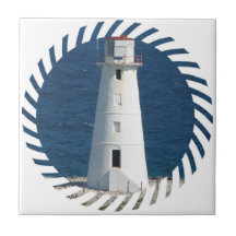 Nautical Lighthouse  Tile