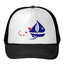 Nautical Love Mesh Hats