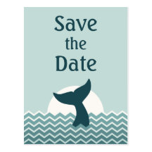 Nautical Save the Date Post Card