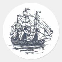 Nautical Ship Sticker