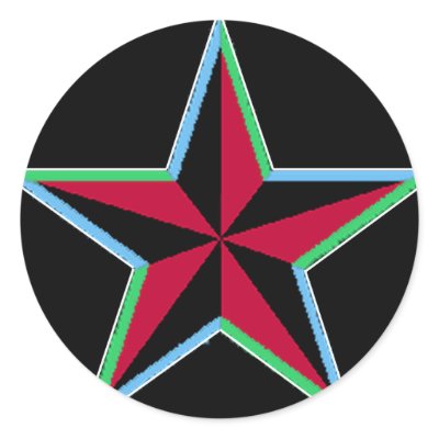 Nautical Star stickers by Vaughnfu