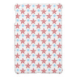 Nautical stars red & blue cool preppy star pattern iPad mini cases