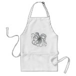 Nautical steampunk octopus vintage design apron