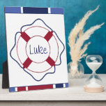 Nautical Wave Nursery Photo Plaques