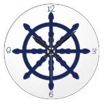 Nautical Wave Nursery Wheel Clocks