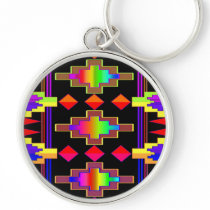 Navajo Blanket Premium Keychain