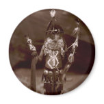 Navajo man in ceremonial dress magnets
