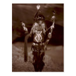Navajo man in ceremonial dress postcards