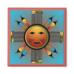 Navajo Sun Face magnets
