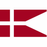 Naval Ensign Of Denmark, Democratic Republic of th photo sculptures