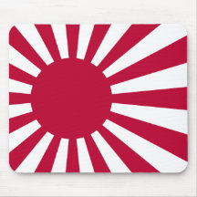 Naval Ensign of Japan flag Mousepads