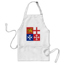 Naval Jack Italy, Italy Apron