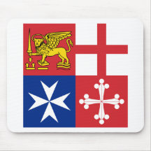Naval Jack Italy, Italy Mousepad