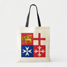 Naval Jack Italy, Italy Tote Bag