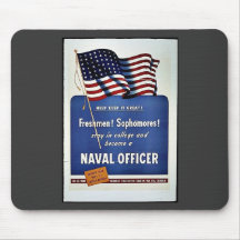 Naval Officer Mouse Pad