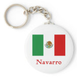 Navarro Mexican Flag keychains