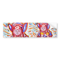 NAVEEN Flying Angel Bumper Stickers