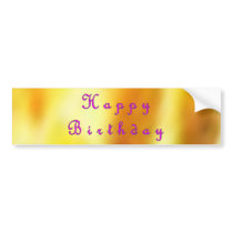 NAVEEN Happy Birthday Collection Bumper Stickers