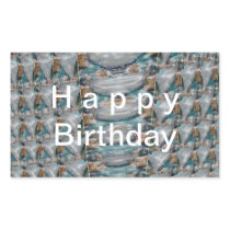 NAVEEN Happy Birthday Collection Rectangle Sticker