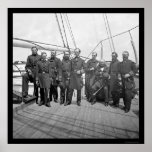 Navy Admiral Dahlgren Aboard the USS Pawnee 1862 Posters