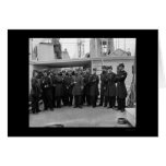 Navy Admiral Porter Aboard the USS Malvern 1864 Greeting Cards
