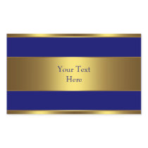 Navy Blue Gold Address Envelope Seal Labels