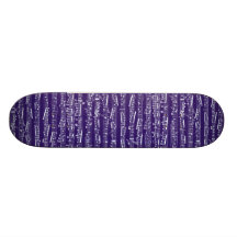 Navy blue music notes custom skateboard