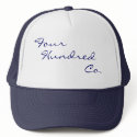NAVY BLUE SCRIPT hats