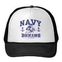 Navy Boxing Hat