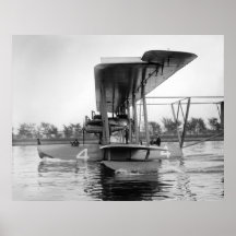 Navy Curtiss NC-4 Flying Boat, 1918 Poster