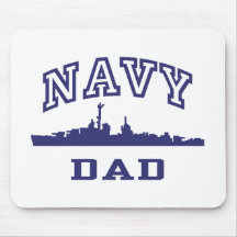 Navy Dad Mousemats