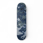 Navy Digital Camouflage Skateboard Pro