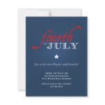Navy fourth july colonial Independence celebration invitations