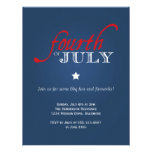 Navy fourth july colonial Independence celebration Personalised Announcements