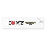 Navy - I heart my NFO bumper stickers