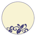 navy ivory flourish