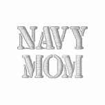 NAVY MOM Embroidered Shirt