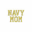NAVY MOM embroidered shirts