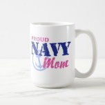 Navy Mum Coffee Mugs