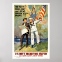 Navy needs you! Don't read history - make it! posters