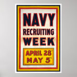 Navy recruiting week posters