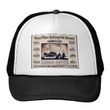 Navy Ships Behind The Scenes Trucker Hats